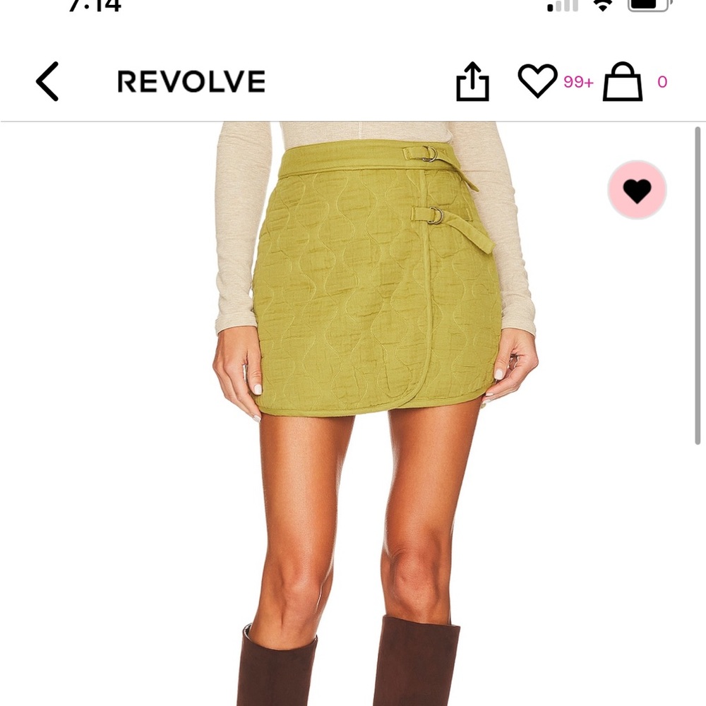 Tularosa quilted mini skirt XS